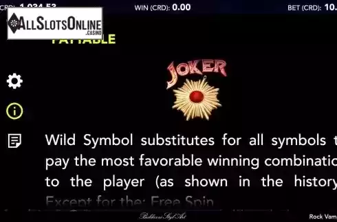 Joker feature screen