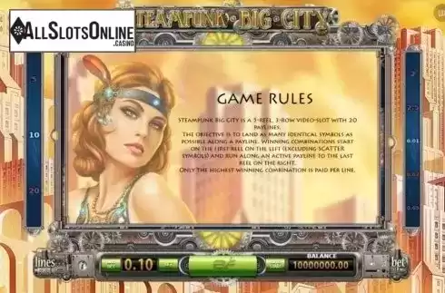 Screen3. Steampunk Big City from BF games