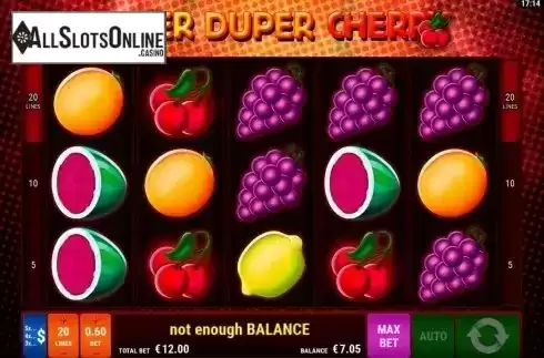 Screen3. Super Duper Cherry from Gamomat