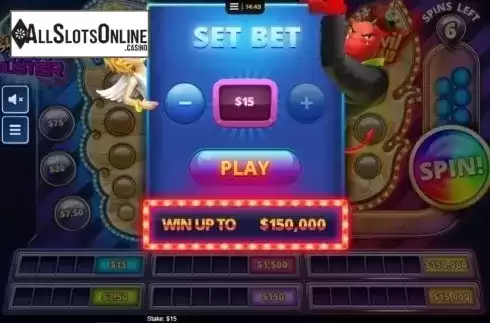 Max Bet. Slingo Cash Buster from Instant Win Gaming