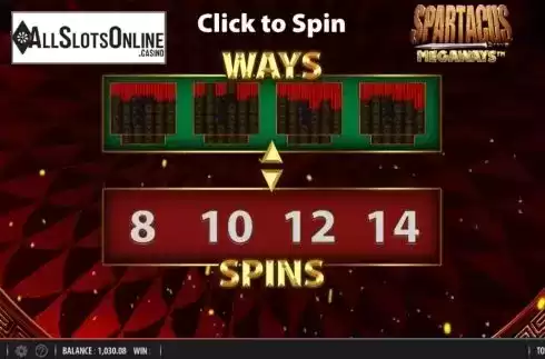 Free Spins 1. Spartacus Megaways from WMS