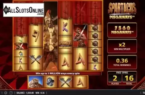 Free Spins 3. Spartacus Megaways from WMS