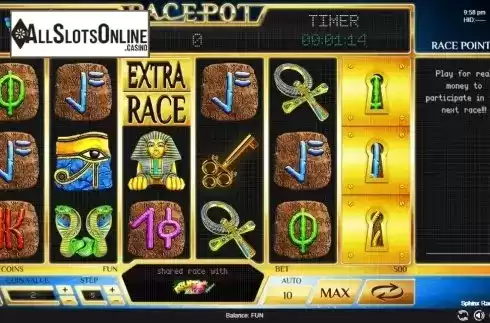 Reel Screen. Sphinx Race Deluxe from Espresso Games