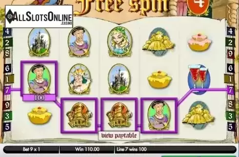 Win Screen. Spinning for Gold from Gamesys