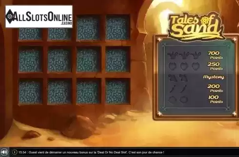 Bonus Game. Tales of Sand Dice from GAMING1