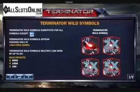 Wild Multiplier. Terminator Genisys from Playtech