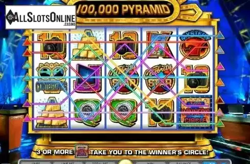 Paylines. The 100,000 Pyramid from IGT