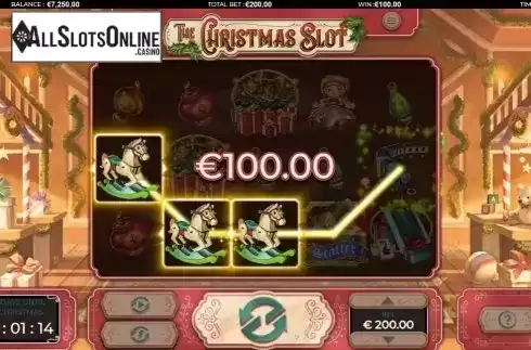 Win Screen 3. The Christmas Slot from Green Jade Games