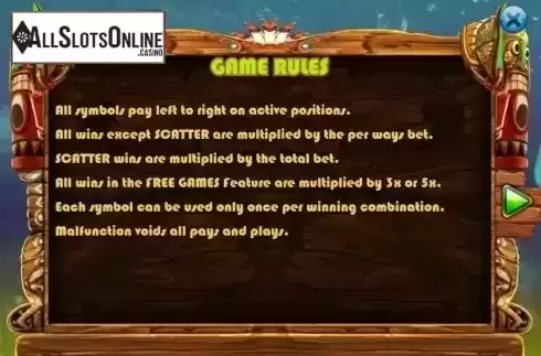 Game Rules. The Origin Of Fire from KA Gaming