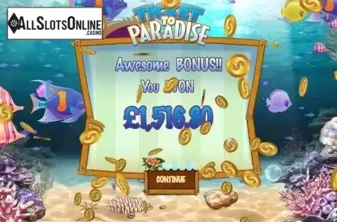 Free Spins Win. Ticket to Paradise from Asylum Labs Inc.