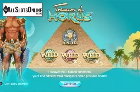 Screen 1. Treasure of Horus from IronDog