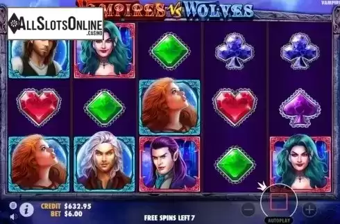 Free Spins 2. Vampires vs Wolves from Pragmatic Play