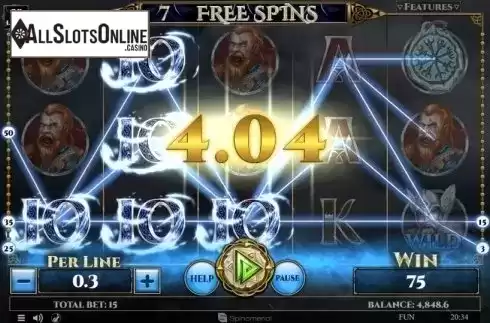 Free Spins. Vikings and Gods 2 from Spinomenal