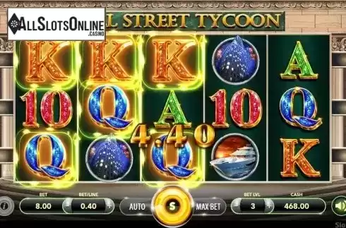 Win Screen. Wall Street Tycoon from SlotVision