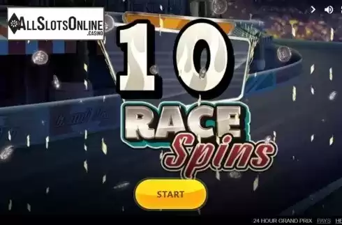 Free Spins 1. 24 Hour Grand Prix from Red Tiger