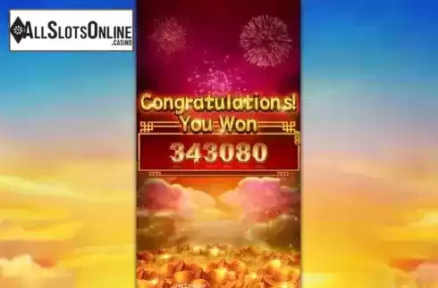 Free Spins Win screen