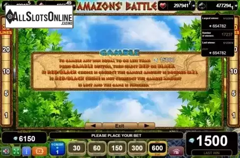 Features 2. 50 Amazons' Battle from EGT