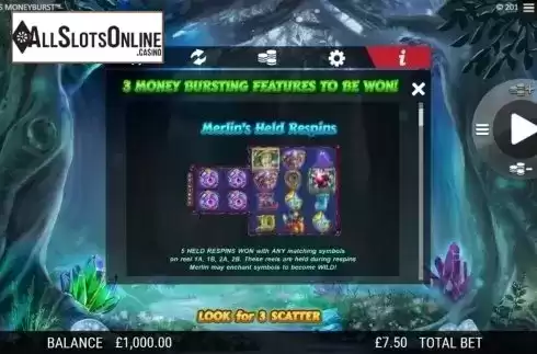 Features 1. Merlin's Money Burst from NextGen