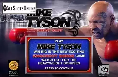 Screen 1. Mike Tyson Knockout from Inspired Gaming