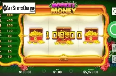 Win screen 2. Monkey Money (Boongo) from Booongo