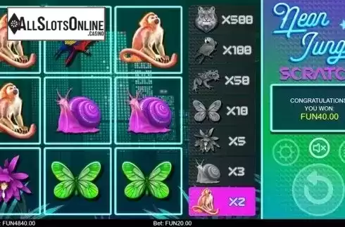 Game workflow 3. Neon Jungle Scratch from IronDog