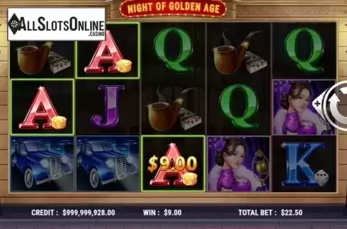 Win Screen 2. Night of Golden Age from Slot Factory