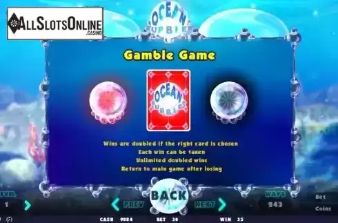 Gamble Game screen