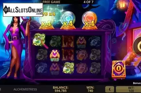 Free Spins Gameplay Screen 2