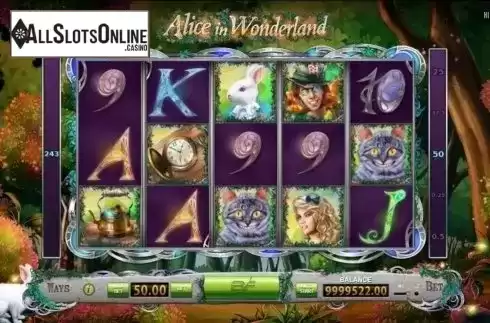 Paytable 1. Alice in Wonderland (BetConstruct) from BetConstruct