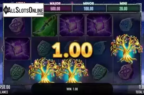 Free Spins Win Screen