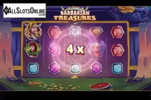 Multiplier Feature. Barbarian Treasures from Cayetano Gaming