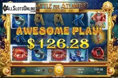 Free Spins 3. Battle for Atlantis from GameArt