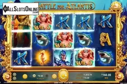 Win Screen 2. Battle for Atlantis from GameArt