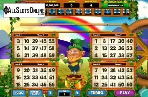Reel Screen. Bingo Shamrock Ball from Caleta Gaming