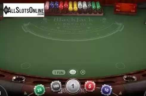 Game Screen 2. Blackjack Surrender (BGaming) from BGAMING