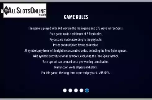 Rules Screen