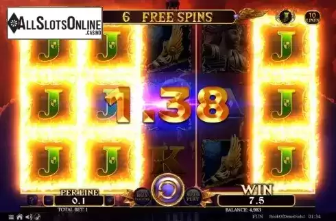 Free Spins 4. Book Of Demi Gods 2 from Spinomenal