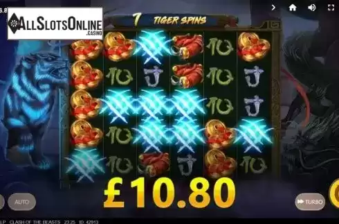 Free Spins 3. Clash Of The Beasts from Red Tiger