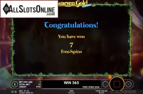 Free spins. Dwarven Gold Deluxe from Pragmatic Play