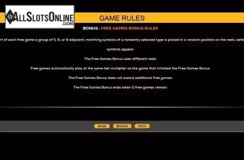 FS rules screen
