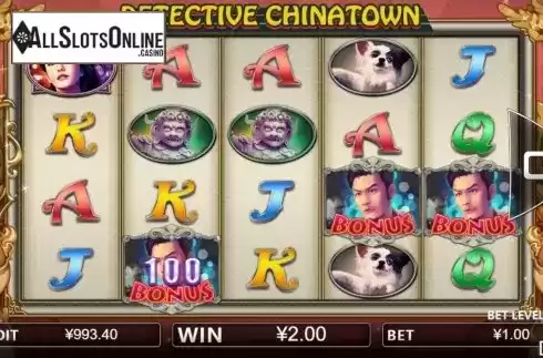 Win screen 3. Detective Chinatown from Iconic Gaming