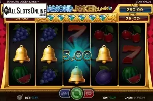 Win screen 2. Diamond Joker Links from Betsson Group