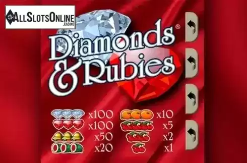 Diamonds and Rubies. Diamonds and Rubies Pull Tab from Realistic