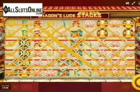 Win screen 4. Dragon's Luck Power Reels from Red Tiger