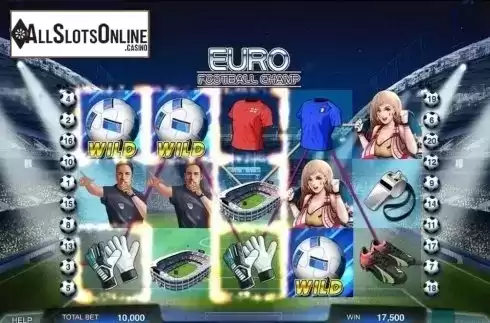 Win Screen. Euro Football Champ from XIN Gaming