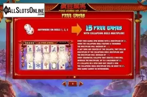 Free Spins. Feng Kuang Ma Jiang from Skywind Group