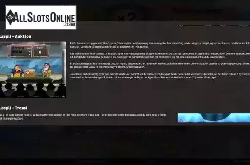 Auction bonus game screen