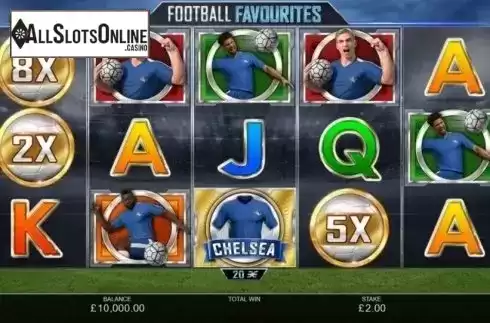 Reel Screen. Football Favourites from Inspired Gaming