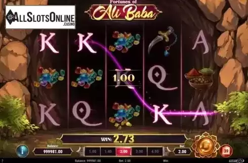 Win Screen 1. Fortunes of Alibaba from Play'n Go