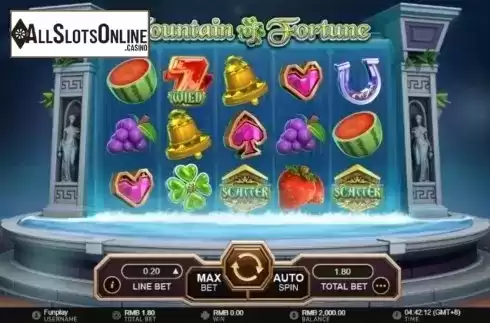 Reel Screen. Fountain of Fortune (GamePlay) from GamePlay